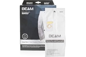 BEAM Dual Port Premium Synthetic Filtration Bag (B69057) - Pack of 3 - Multi Layer Synthetic Construction