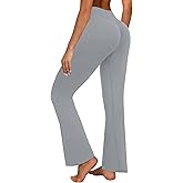 FireSwan Flare Leggings for Women Scrunch Butt Seamless Yoga Pants Tummy Control High Waisted Bootcut Workout Leggings