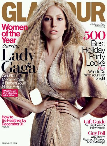 Glamour Magazine (December, 2013) Lady Gaga Cover