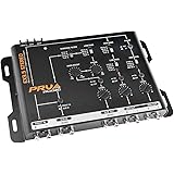 PRV AUDIO Crossover Car Audio EX3.5 Stereo 3 Way or 2 Way Electronic Crossover 9 Volts, 4 in 6 Out RCA Channels Car Sound Pro
