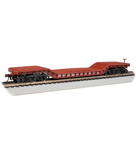 thumbnail image 2 of HO Scale Earnest Trains F40 HD Depressed Center Flat Car Kit - Pennsylvania Railroad (PRR) Gray 2 of 5