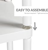 Taylor & Brown 4 Tier Heavy Duty White Plastic Garage Shelving Unit 60x30 cm view 4