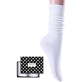 Zmart Women's Thin Slouch Socks - Scrunch Long High Slouchy Boot Socks 80s 90s