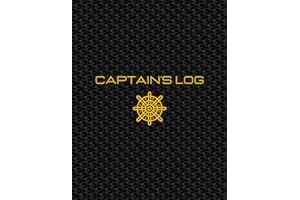 Captain's Log: Large Print, Large Size Boat Log Book and Journal for Sailboats, Ships, Yachts, and Motorboats for Daily Tracking of Trips Including Weather, Fuel, Crew, and More