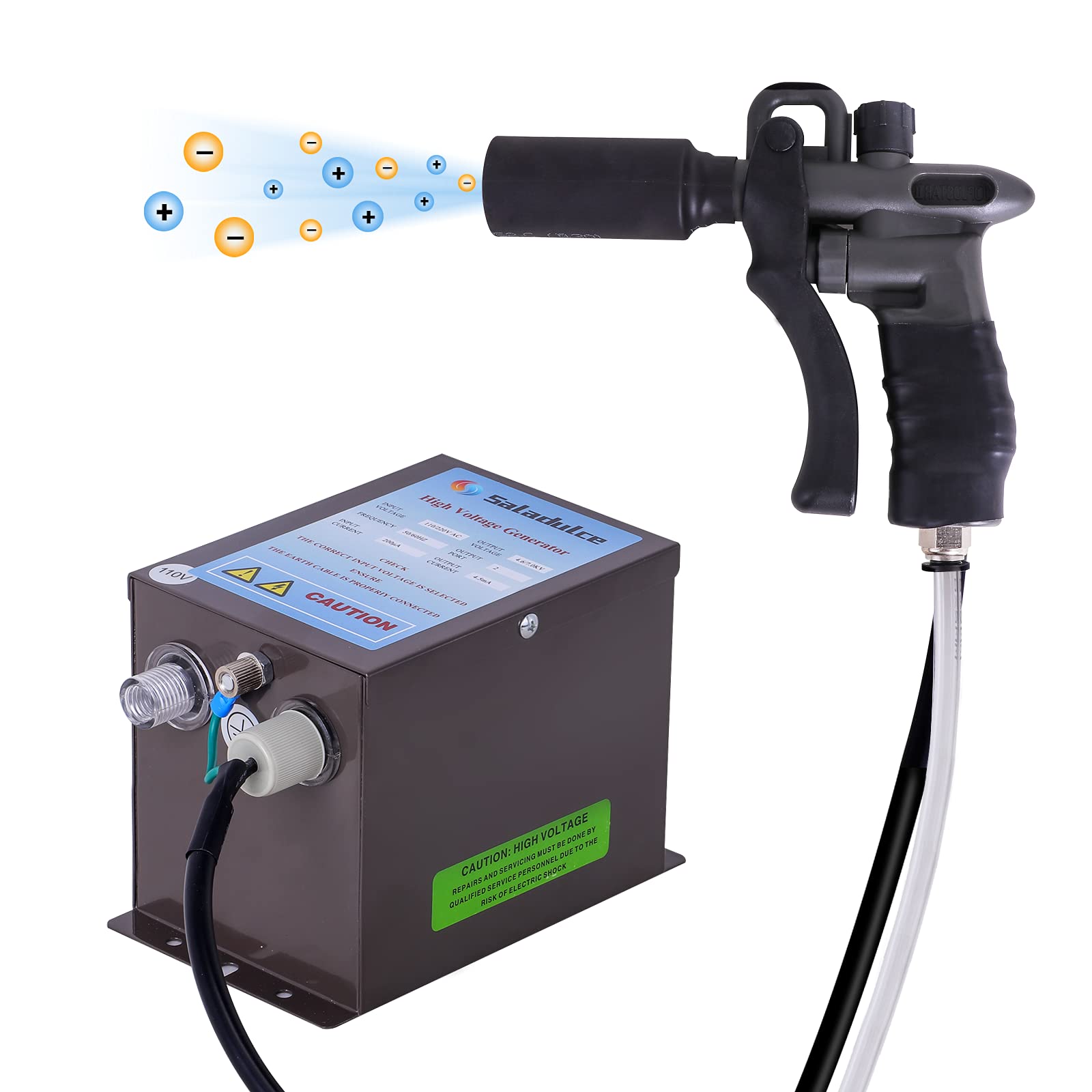 Photo 1 of Ionizing Air Gun Antistatic Air Gun Electrostatic Eliminator Anti Static Ionizer + 4.6KV High Voltage Generator 110v by Saladulce