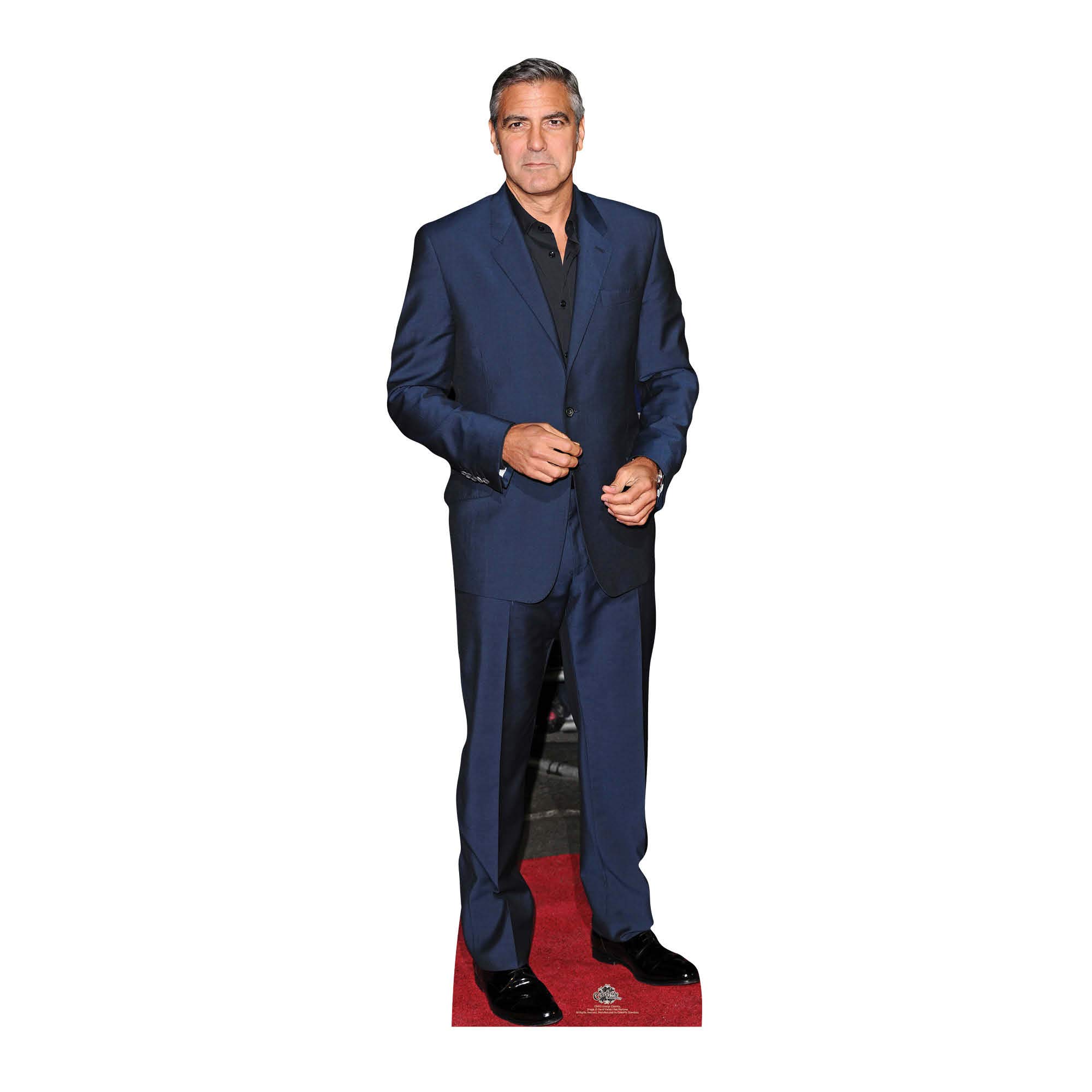 Star Cutouts Ltd CS443 Star Cutouts Cut Out of George Clooney, Multicolour
