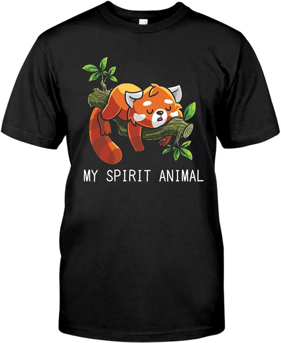 Amazon.com: BuTamaraStore Red-Panda-Spirit-Animal-Shirt: Clothing