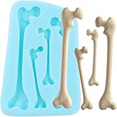YABONAN Halloween Silicone Molds Halloween Bone Fondant Chocolate Mold for Cake Decorating Cupcake Topper Candy Gum Paste Polymer Clay