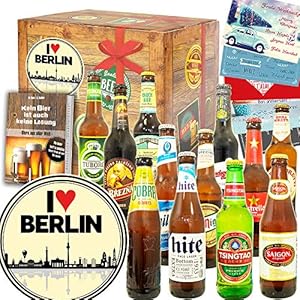 I love Berlin – Geschenkbox Berlin – Bier aus der Welt