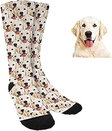 Funny Socks And Face Cover With Face Dogs Cats Men Women Throw Your Photo We Do The Work Unisex Name Original Gift Amazon De Bekleidung