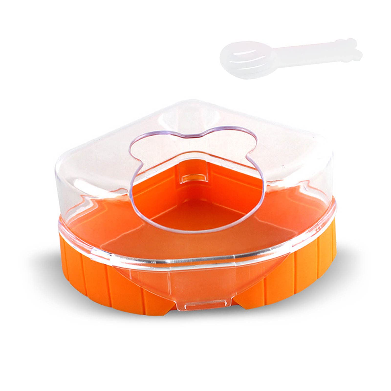 CHAOYUELYF Hamster Cage Pet Bathroom Plastic Hamster Bathtub Hamster Sand Bath Container for Small Animals Hamster Gerbil