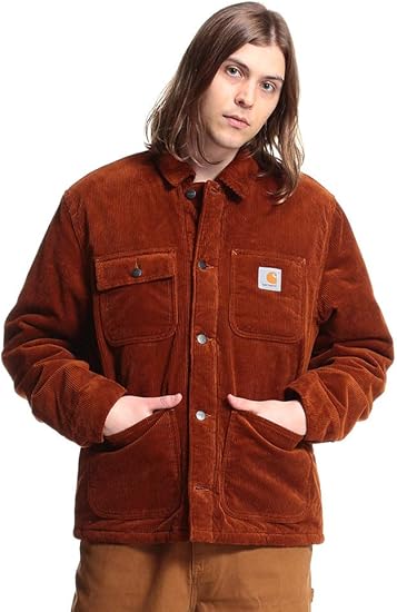 Amazon カーハート Carhartt コーデュロイ ポケット フルボタン 中綿 ジャケット Wip Michigan Coat Corduroy 並行輸入品 コート ジャケット 通販