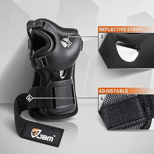 Kids/Youth Knee Pad Elbow Pads Guards Protective Gear Set For Roller Skates Cycling Bmx Bike Skateboard Inline Skatings Scooter Riding Sports - View #2