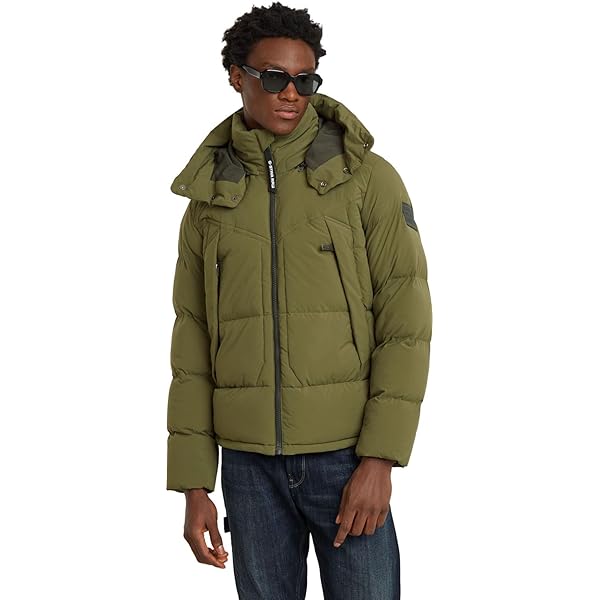 G-Star Raw mens Whistler Hooded Parka JacketParka, Black (Dk Black