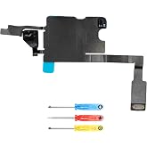 MMOBIEL Earpiece Speaker Flex Cable Compatible with iPhone 14 Pro Max &ndash; Ear Speaker Flex Replacement - Ear Piece Speakers Cable Repair &ndash; Incl. Screwdrivers