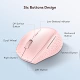 TECKNET Classic Bluetooth Mouse 4800 DPI Wireless 6 DPI Levels Long Battery Life view 8