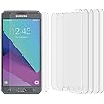 Tonvizern [5 Pack] Samsung Galaxy J3 Emerge / J3 (2017) / J3 Prime / J3 Luna Pro High Defintion Ultra Clear Screen Protector Film(Not Glass) For Galaxy J3 Emerge(HD Clear)