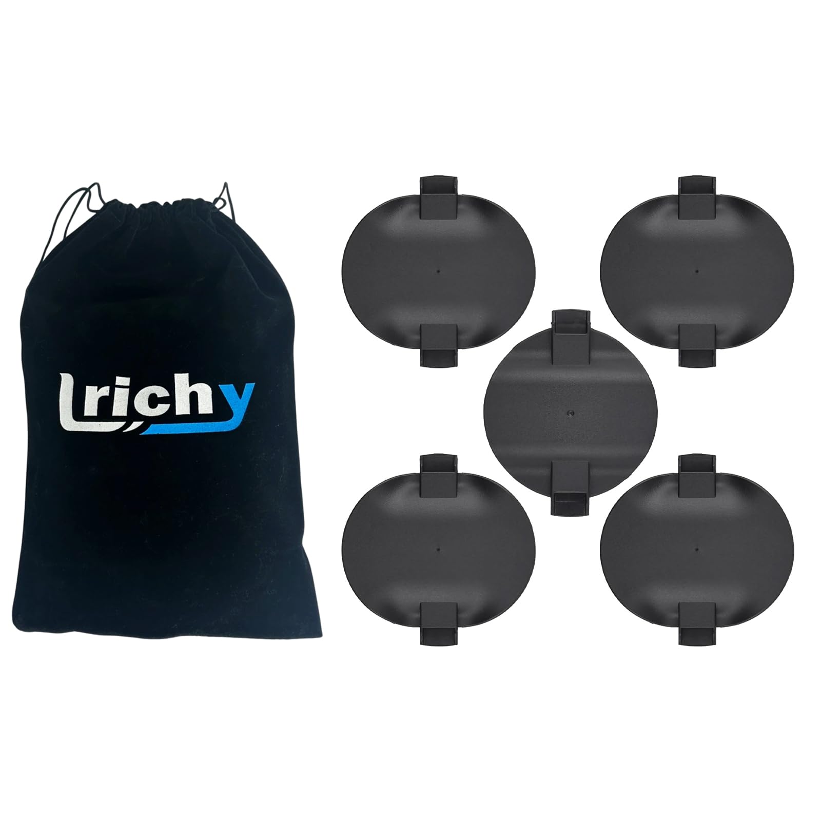 Photo 1 of Lrichy 5th Wheel Bed Plug Cover Kit with Storage Bag for 2020-2025 GMC Sierra/Chevrolet Silverado 2500HD/3500HD, MTG84756187 Puck System Gooseneck Covers for Truck with 5th Wheel/Gooseneck Tow Setups