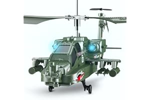 POCO DIVO Apache AH-64 Helicopter RC Flight Infrared 3CH AH64 S109 Gyro Military Aircraft Model S109G