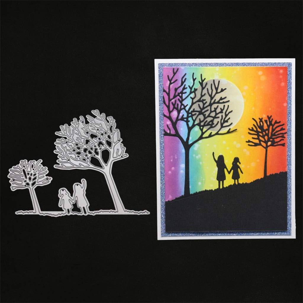 Metal Die Cutting，Kanpola 2020 Dies Stencil for Halloween DIY Scrapbooking Album Paper Card Decor Craft