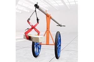 Alloy Steel Chain Pliers Lifter with 4 Pcs Rubber Pats, Vertical Granite Slab Lifting Clamps for Stone Wood Timber Concrete B