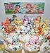 Disney Princess Palace Pets Figure Set of 12 Mini Cake Toppers / Cupcake Party Favor Decorations with Special Princess Temporary Tattoos!