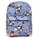 Disney Nightmare Before Christmas Sally & Jack Gray Allover Print 16IN Backpack -Grey