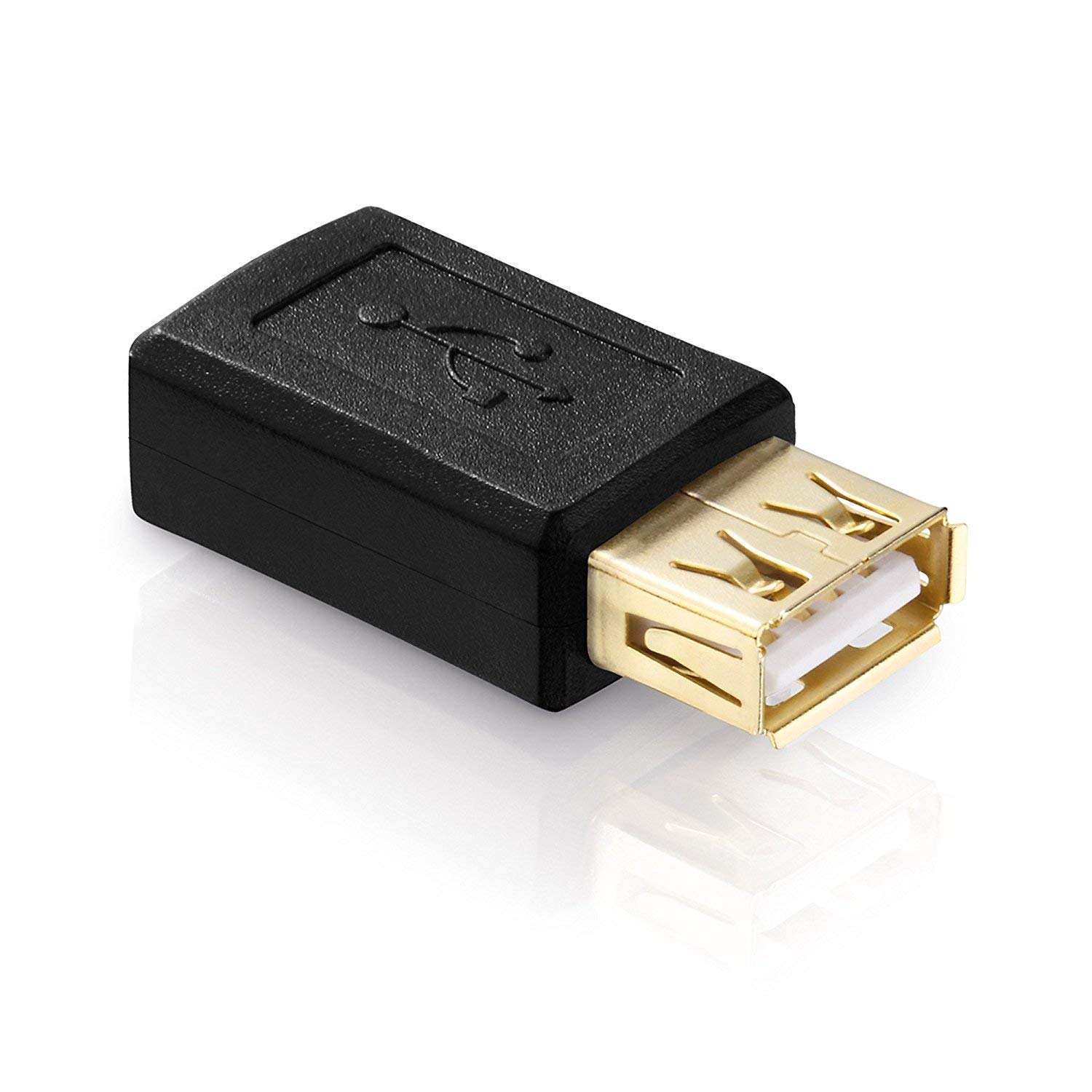 conecto CC20128 USB 2.0 Adaptor Micro USB Female to USB Female Type A Black