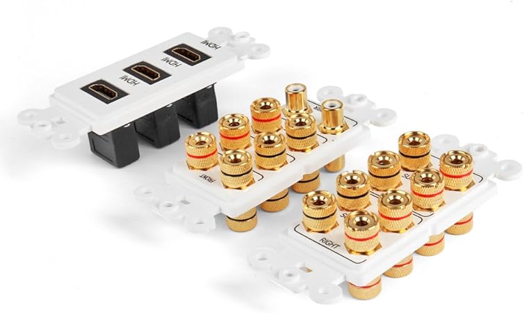 Tnp Toma De Pared Para Altavoz De Cine En Casa Panel De