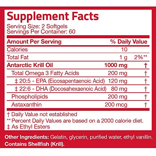 Antarctic Krill Oil 120 Softgels - Image 8