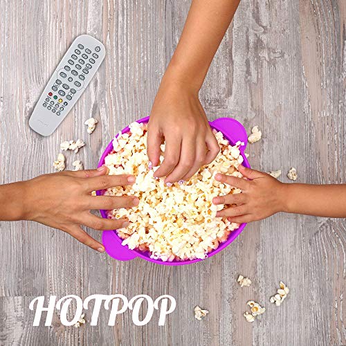 The Original Hotpop Microwave Popcorn Popper, Silicone Popcorn Maker