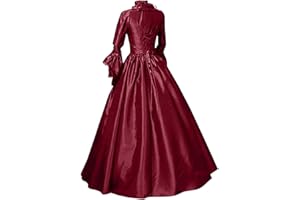 ATOYSOY Victorian Dress for Women 1800s Gothic Gowns Masquerade Dresses Womens Ball Gown Vintrage Wedding Medieval Costume