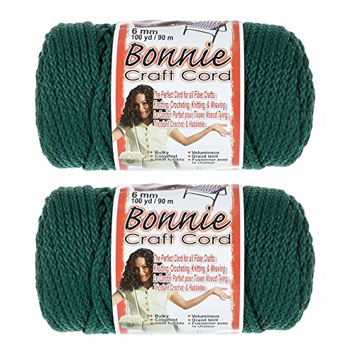 2 Pack Bonnie Macram Cord - 6mm - 100 yd Lengths - Various Colors