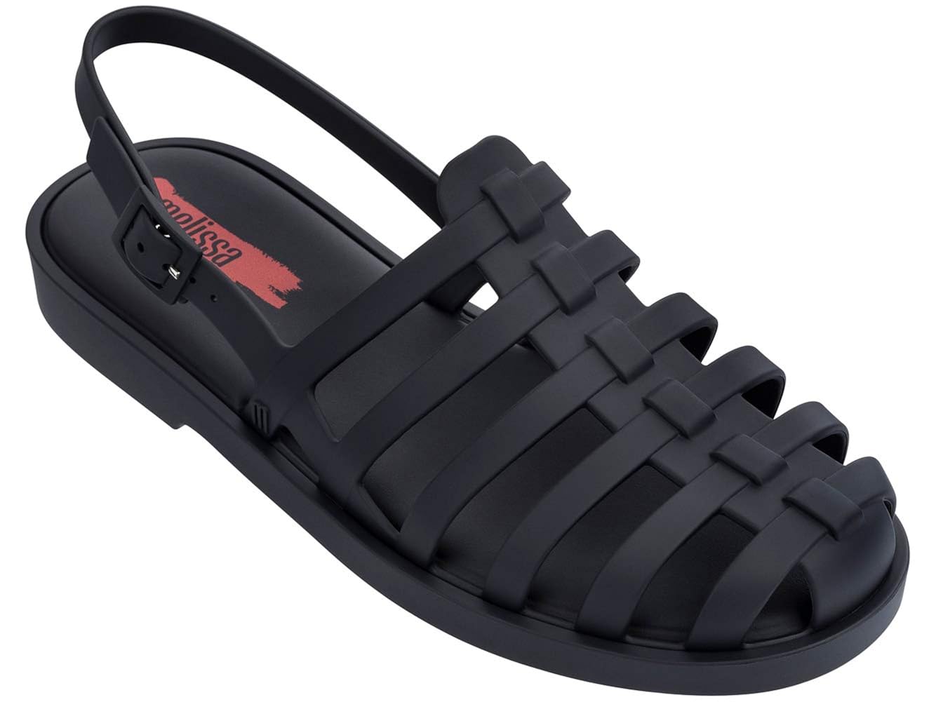 black flat sandals size 5