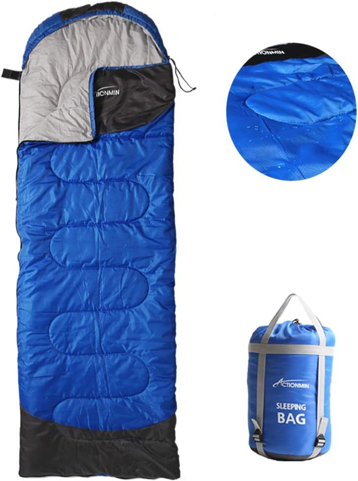 ACTIONMIN Camping Sleeping Bag 4 Season Lightweight