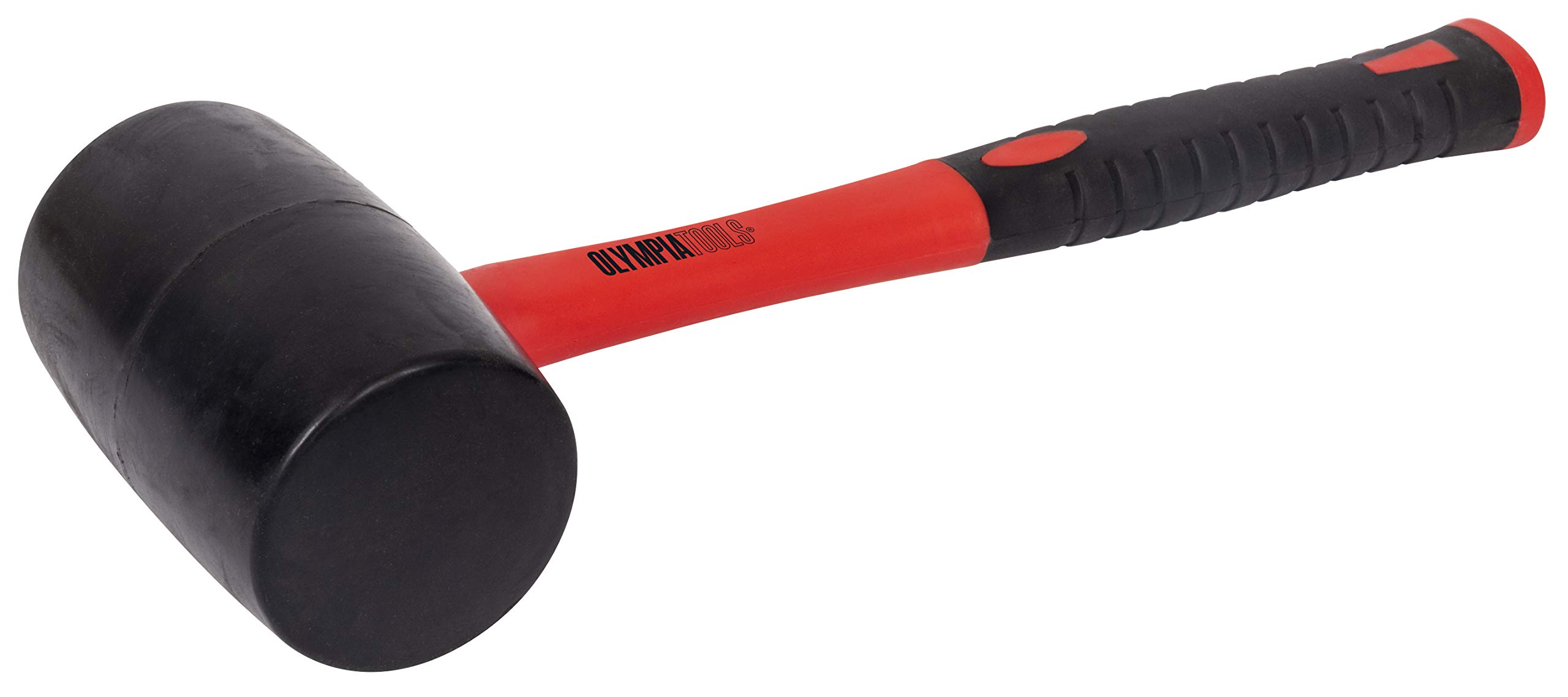 Olympia Tools 32 oz Red Rubber Mallet