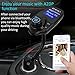 GT ROAD tpzl-pzp1-21 Bluetooth Car Music Adapter and FM Transmitter LED Display, Noise Reduction Technology, Fast Pairing, USB Charging, Smartphone Compatible, Hands-Free Calls