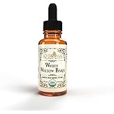Khroma Herbal Products Organic White Willow Bark 30 Servings - 800 MG Per Serving - 2 FL OZ Liquid in a Glass Bottle - Salix Alba