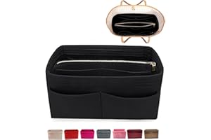 Lmeison Purse Organizer Insert, Bag in Bag Felt Fabric Handbag Organizer, 3 Sizes for Speedy Neverfull