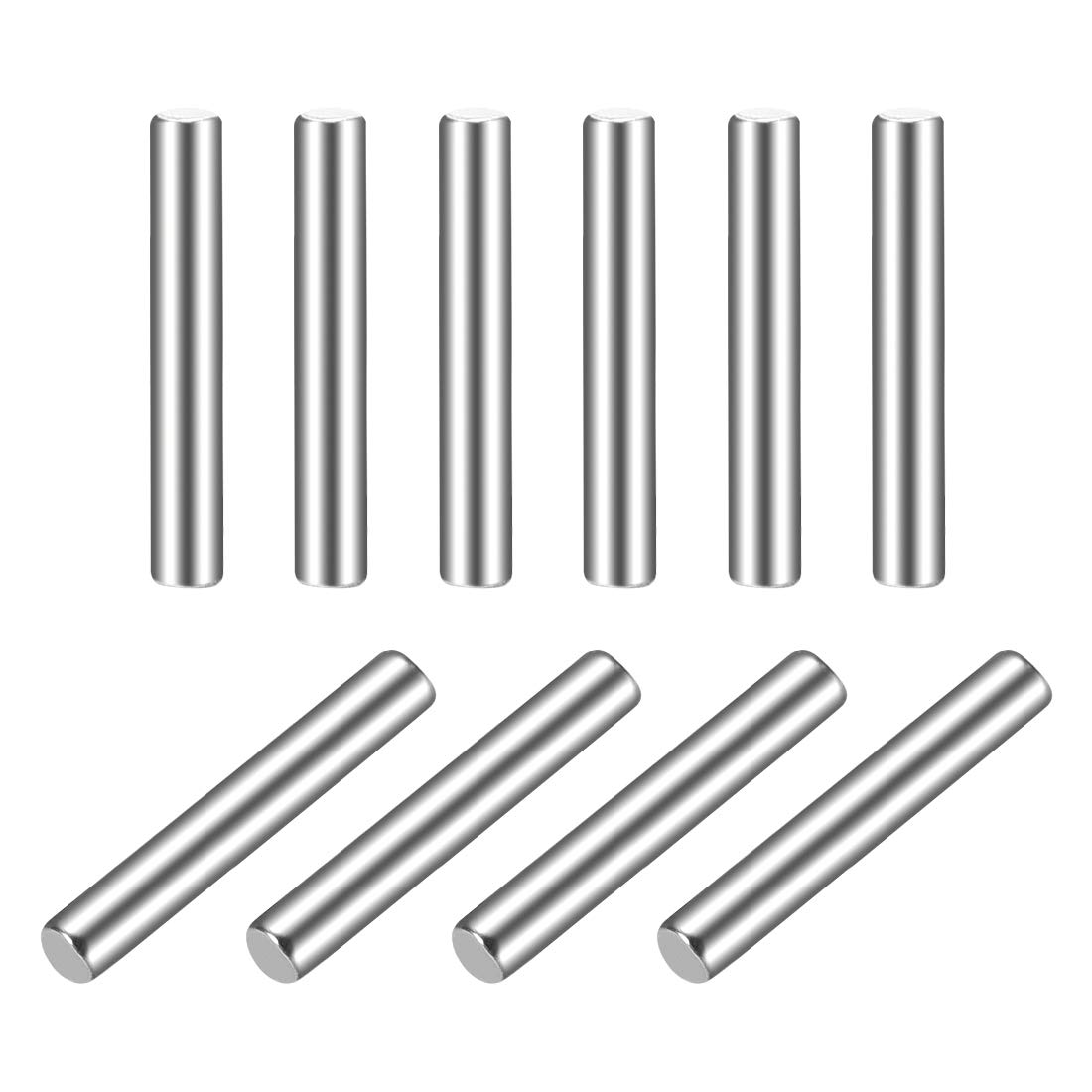 sourcing map 2 x 14mm(Approx 5/64") Dowel Pin 304 Stainless Steel Wood Bunk Bed Dowel Pins Shelf Pegs Support Shelves 10Pcs
