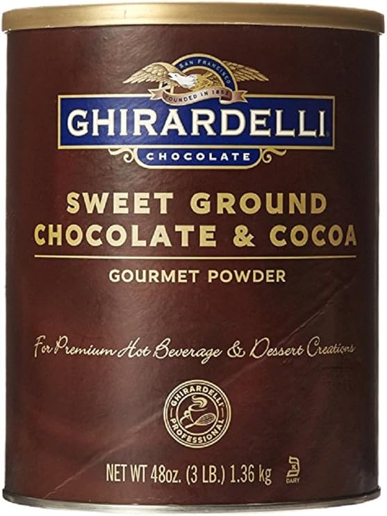 Ghirardelli Sweet Ground Chocolate and Cocoa Powder 1.36 Kg Amazon.co
