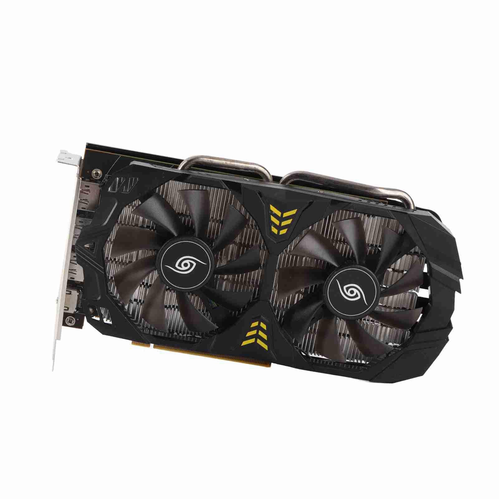 RX580 8G 256 Bit GDDR5 Graphics Card, Support HDMI DP x 3, 1244MHz 14000MHz, Dual Fan Integrated Cooling, Computer Game Graphics Card for Radeon RX580