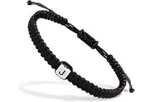 Nymerianoble Handmade Bracelets, Bracelets for Women Men Adjustable Initial Bracelet Jewelry Gifts for Mom Wife Girlfriend Her Friends Christmas Gifts