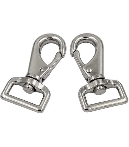 Mousqueton à Ressort National Hardware – Acier Inoxydable, Ouverture 5/8 Pouce, 10.2 Cm