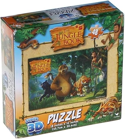 dealsKart Super 3D Puzzle The Jungle Book (48 pc)