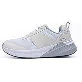 NRNHI Mens Wide Toe Box Walking Shoes with Arch Support Tennis Casual Fashion Sneakers for Plantar Fasciitis Swollen Feet US 8-13