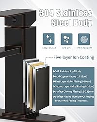 Casavilla Bathroom Sink Faucet, Oil Rubbed Bronze