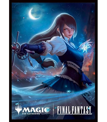 magic the gathering anime card sleeves Ultra Pro: Magic: clear front with a fully opaque Magic: The Gathering X Final