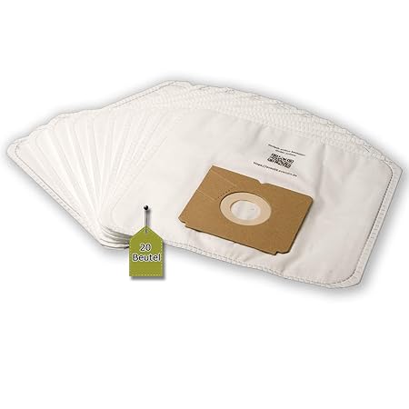 eVendix Staubsaugerbeutel passend für AEG Vampyr CE 2000 | 20 Staubbeutel + 2 Mikro-Filter | ähnlich wie Original-Beutel: Grö