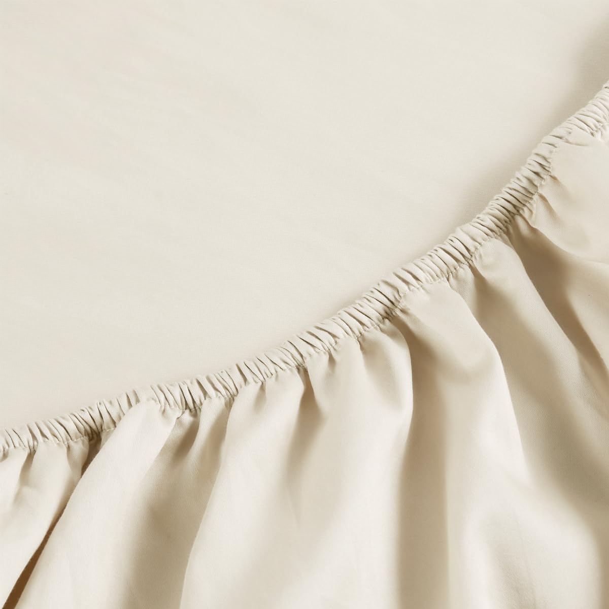 Christy Super King Deep Fitted Sheets | 400TC Luxury Bedding | Ivory White | 100% Cotton Sateen | Soft Silky Bed Linen